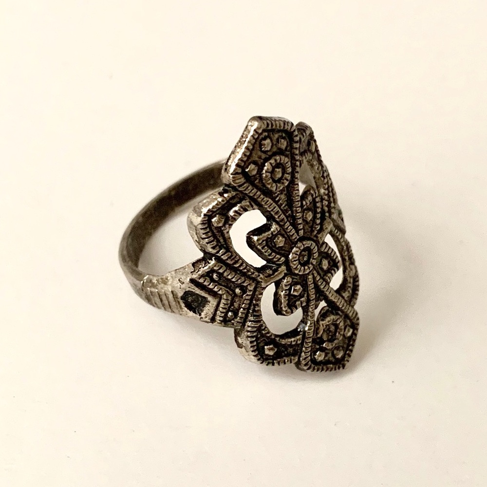 Large bohemian ring (probably size 8 or 9)